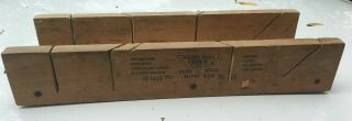 Vintage Millers Falls Tools Wooden Wood Miter Box