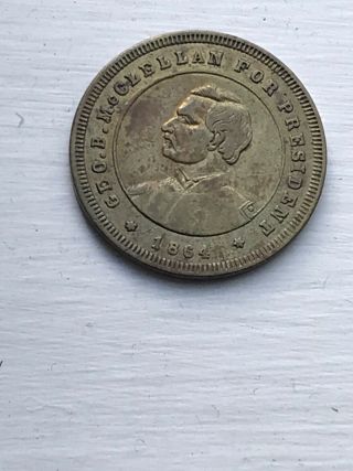 1864 George Mcclellan Campaign Medal