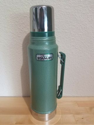 Aladdin Stanley A - 944dh Vintage Green 1 Quart Vacuum Bottle Thermos Made In Usa