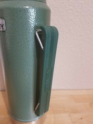 ALADDIN STANLEY A - 944DH VINTAGE GREEN 1 QUART VACUUM BOTTLE THERMOS MADE IN USA 2
