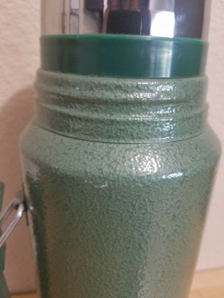 ALADDIN STANLEY A - 944DH VINTAGE GREEN 1 QUART VACUUM BOTTLE THERMOS MADE IN USA 4