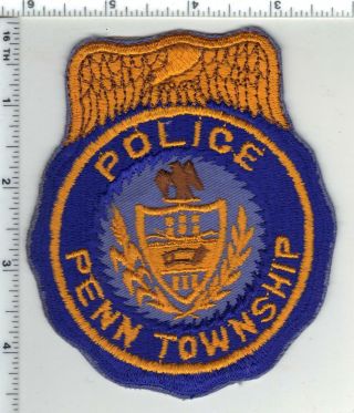 Penn Township Police (pennsylvania) 2nd Issue Shoulder Patch