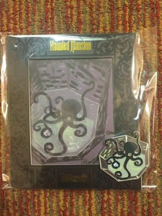 Disney D23 Expo 2019 Haunted Mansion Anderson Octopus Pin