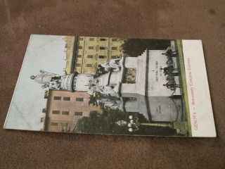 Early Italian Postcard - Genova / Genoa - Monumento Cristoforo Colombo