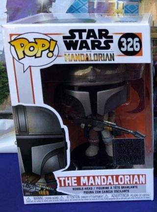 Funko Pop Star Wars 326 The Mandalorian D23 Expo 2019 Limited Edition