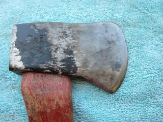 Vintage Boy Scouts of America Plumb Hatchet & Western Knife/ Leather Sheath 3