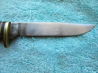 Vintage Boy Scouts of America Plumb Hatchet & Western Knife/ Leather Sheath 6
