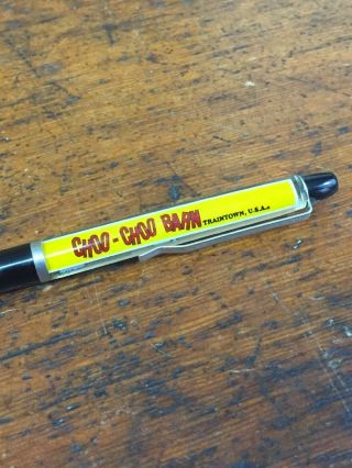 Vintage Choo - Choo Barn Traintown Usa Float/floaty Pen Black - Made In Denmark