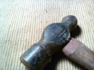 Vintage Plumb Ball Peen Hammer 371 - - 8 oz.  USA TOOL,  Hammer Mallet 2