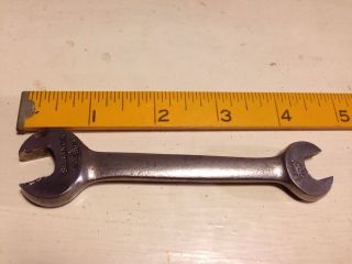 Vintage Billings 1104 723 1/4 " X 3/16 " Cap Sized Double Open Ended Wrench