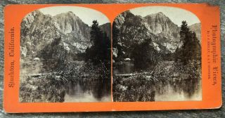 1870s California Stereoview View Of Yosemite Valley By Reilly & Spooner