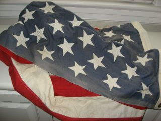 Large Vintage Usa 50 Star Flag Stars Stripes Sewn/valley Forge Flag Co.  Pa