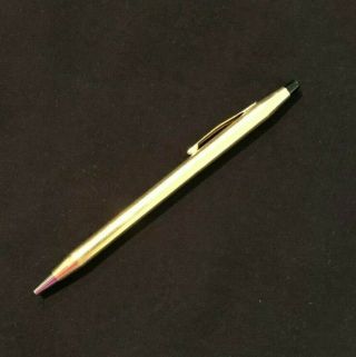 Vintage Cross 1/20 12kt Gold Filled Ball Point Pen Made In Usa
