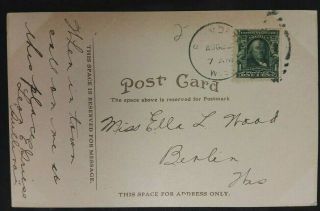 Antique Postcard PLYMOUTH WIS.  1900 ' s EXCHANGE BANK BLOCK Auto Car City Wisconsin 3