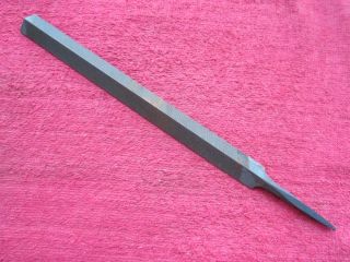 Vintage Nicholson Cantsaw Log Saw File,  7 1/4 " Face,  10 1/4 " Overall,  Made In Usa