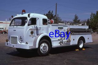 Fire Truck Photo Kern County Rare White 3028 Van Pelt Engine Apparatus Madderom