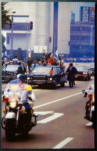 Postcard President Jimmy Carter South Korean President Park Lead Motorcade 1979
