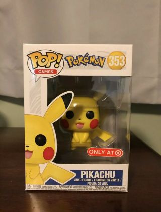 Funko Pop 2019 Pokemon Pikachu 353 (target Exclusive) Vinyl Figure