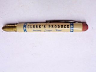 Old Bullet Pencil Clark 