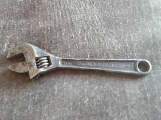 Vintage 4 " P&c Adjustable Wrench Tool 1704 - S