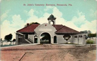 1910s Old Florida Postcard St.  John 