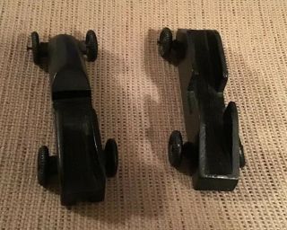 Two Vintage Black Painted Cub Scout Pinewood Derby Cars From Late 60’s