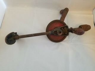 Vintage Hand Drill Antique Hand Crank Drill - Screw Driver