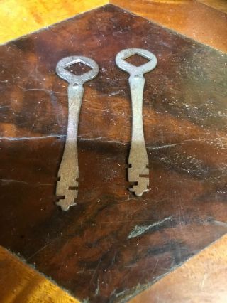 Vintage Antique Key Safe Door Lock Padlock Miller Co Philadelphia Usa Pair