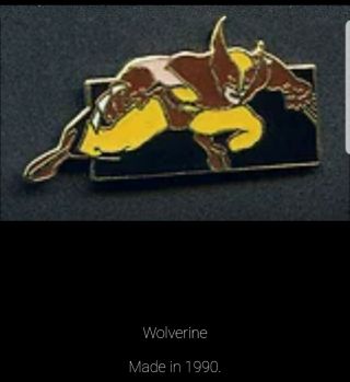 Planet Studios Marvel Comics Vintage Wolverine Pin 1990