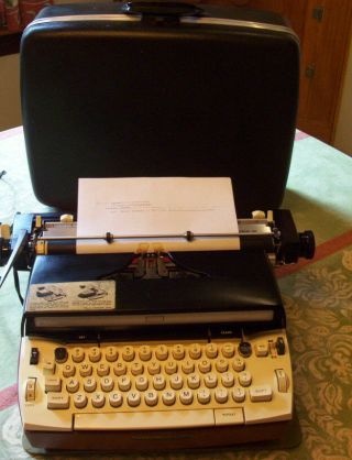 Sears Vintage Portable Electric Typewriter Or No Delivery