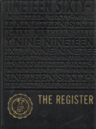 College Yearbook University Of Maryland Freshmen Record The Register 1973