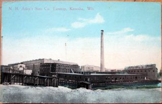 1910 Kenosha,  Wi Postcard: N.  R.  Allen 