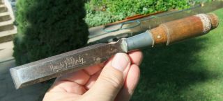 Vntg Handy Andy Bevel Edge Wood Chisel 8 1/2 " Long Blade Is 5 1/4 " By 3/4 " Wide