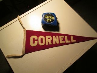 Vintage Cornell Felt Pennant Flag Hand Sewn Letters