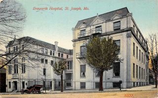 K1743 St.  Joseph,  Mo.  Postcard,  Ensworth Hospital