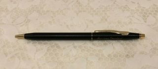 Vintage Cross Ballpoint Pen For Women,  Black & Gold,  American Standard Engraving