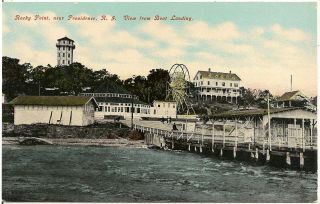 View From Boat Landing At Rocky Point In Providence Ri Postcard