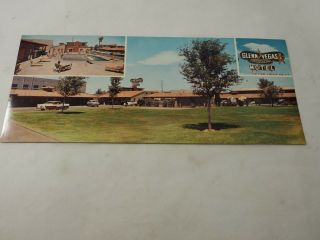 Glenn Vegas Resort Motor Hotel On Strip Las Vegas Nevada Postcard 3.  5 " X 8.  25 "