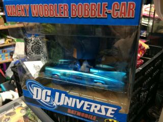 Funko Batman Wacky Wobbler Bobble - Car Batmobile Rare Dc Universe