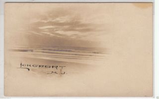Rppc - Longport,  Nj - Panoramic Beach Scene - Early 1900s