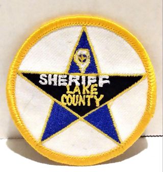 Rare Lake County Sheriff Illinois Police Patch