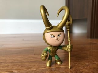 Rare Blind Box Chase 1/144 Funko Mystery Minis Marvel Series 1 Loki With Staff 2