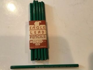 11 Vintage Eagle Pencil Co Chemi 325 Drafting Pencils No.  2 1936 Usa