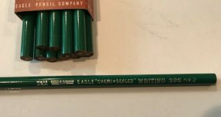 11 Vintage Eagle Pencil Co chemi 325 Drafting Pencils No.  2 1936 USA 2