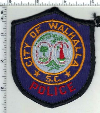 City Of Walhalla Police (south Carolina) 1st Issue Shoulder Patch