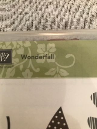 Stampin Up Wonderfall Set Of 5 UnMounted Rubber Stamp SU Scrapbooking 2