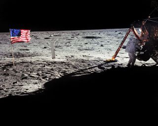 Apollo 11 Neil Armstrong On The Moon 11x14 Silver Halide Photo Print