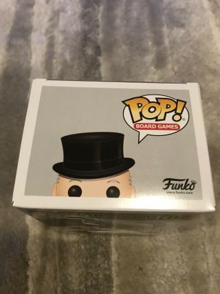 Funko Pop Mr.  Monopoly with Money Bag Funko Shop Exclusive 02 Limited Edition 5