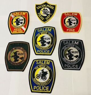 Salem Massachusetts Compete Collectors Only Patch Set