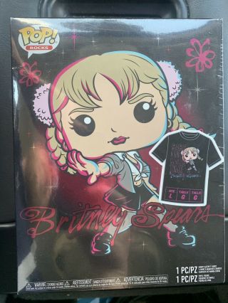 Britney Spears Funko Pop Box Set With Pop And Large L T - Shirt Target Exclusive